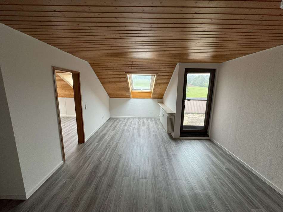 Wohn-Esszimmer, Wohnung 22, DG