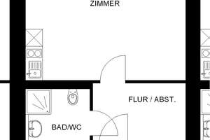 Studentenwohnung in Nähe der TU – Humboldtstr. 30 B, 38106 Östliches Ringgebiet, Braunschweig – Vorschaubild 3