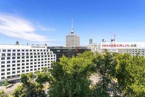 IMMOBERLIN.DE - Top-Citylage! Sympathische Wohnung für den Weitblick bei der Spree