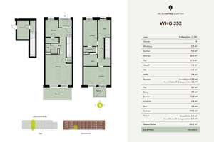 NEUES KAFFEEQUARTIER - Große 4 Zimmer - Maisonettewohnung über drei Etagen – Johann-Jacobs-Straße 28, 28217 Überseestadt, Bremen – Vorschaubild 4