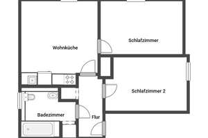 Ab sofort! 2-Zimmer-Wohnung in Dortmund Dorstfeld – 44149 Dorstfeld, Dortmund – Vorschaubild 2