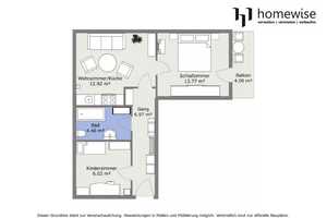 Zentrale 3-Zimmer-Wohnung mit Balkon – Augsburg – Vorschaubild 14