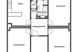 Ihr neues Zuhause: 3-Zimmer-Erdgeschosswohnung mit Garten und Stellplatz – Die vollständige Adresse der Immobilie erhältst du vom Anbieter., 51109 Merheim, Köln – Vorschaubild 8