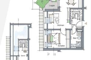ERSTBEZUG NEUBAU 2 Zimmer Galerie Wohnung in Nürnberg mit Balkon / Fussbodenheizung / Duplexgarage – Kornburger Hauptstraße 4, 90455 Kornburg, Worzeldorf, Nürnberg – Vorschaubild 21