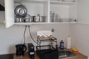 Modernes 1-Zimmer-Apartment in Karlsruhe-Mühlburg | Teilmöbliert | Ab sofort zu vermieten – Lerchenstr. 6, 76185 Mühlburg, Karlsruhe – Vorschaubild 9