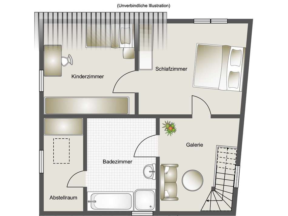 Grundriss Obergeschoss