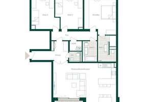4-Zimmer-Erdgeschosswohnung mit Garten und zwei Bädern – Die vollständige Adresse der Immobilie erhältst du vom Anbieter., 81545 Harlaching, München – Vorschaubild 33
