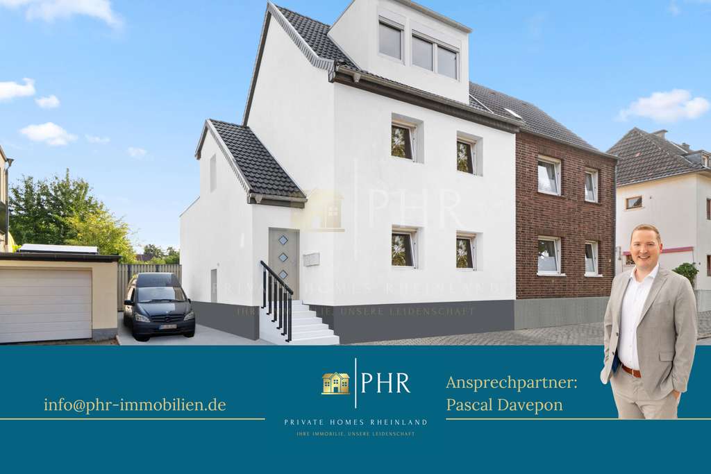 Modernes Zuhause mit Charakter – kernsaniert und zentral in Horrem.