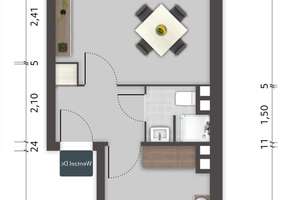 Frei lieferbare 2-Zimmer Eigentumswohnung in Hamburg-Hamm zum Kauf - Wentzel -Dr. – Die vollständige Adresse der Immobilie erhältst du vom Anbieter., 20537 Hamm, Hamburg – Vorschaubild 2