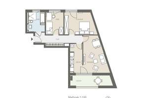 Lichtdurchflutete 3-Zimmer Wohnung mit großer Loggia – Kattenbrookstrift 175, 30539 Bemerode, Hannover – Vorschaubild 8