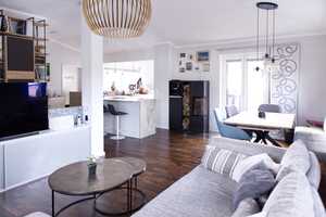Exklusive Penthouse-Wohnung mit zwei Dachterrassen, neuer Luxusküche und Kaminofen – München – Vorschaubild 1