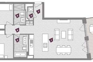 Wohnen am Rhein – Moderne 3-Zimmer-Wohnung mit Balkon und Wasserblick – 67061 Süd, Ludwigshafen am Rhein – Vorschaubild 8
