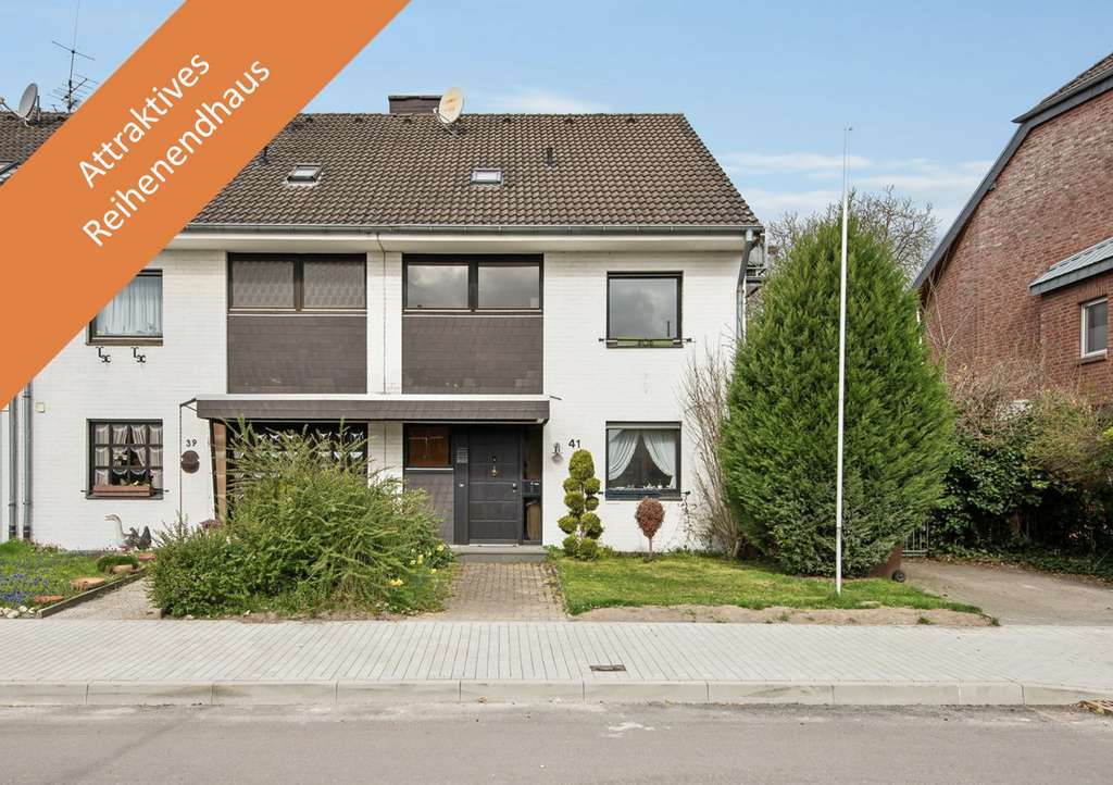Ihre neue Immobilie: Attraktives Reihenendhaus mit separater Garage & Stellplatz am Haus in Willich