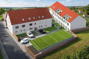 Neubau-Reihenhaus mit Terrasse, Dachloggia, Garten und Carport in Mannheim-Wallstadt