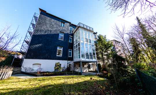 Über den Dächern an der Oker: 152 m² Etagenwohnung mit Dachterrasse, 6 Zimmern und Spitzboden