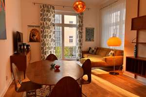 Hochwertig eingerichtete Designwohnung mit großem Balkon in Bestlage Berlin-Friedrichshain – Die vollständige Adresse der Immobilie erhältst du vom Anbieter., 10247 Friedrichshain, Berlin – Vorschaubild 1