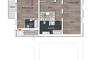 Modernes Einfamilienhaus mit Wintergarten, Einliegerwohnung und sonnigem Garten – Die vollständige Adresse der Immobilie erhältst du vom Anbieter., 83355 Grabenstätt – Vorschaubild 22