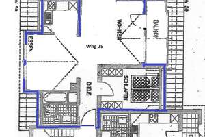 Vermietete 2-Zi.-DG-Wohnung mit Balkon, TG, Dresden-Weißig – Am Weissiger Bach 41, 1328 Weißig, Dresden – Vorschaubild 4