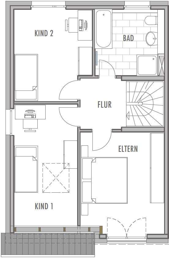 Grundriss Dachgeschoss