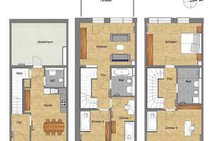 Wohnquartier im Stadtteil Burg - 5-Zimmer Reihenhaus mit Terrasse – Gretelriede 40 C, 30419 Burg, Hannover – Vorschaubild 12