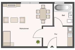 Gemütliche 1-Zimmer-Wohnung in attraktiver Lage in Neuhausen