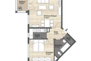 Kaufen statt Mieten – Geräumige 2 ZKB-ETW mit Balkon & Duplex-Parker in repräsentativem Wohnkomplex – Die vollständige Adresse der Immobilie erhältst du vom Anbieter., 68167 Neckarstadt-Ost/Wohlgelegen, Mannheim – Vorschaubild 38
