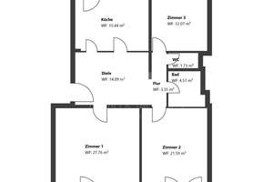 Hübsche 3-Zi-Wohnung mit zwei Loggien in München-Neuhausen! – Die vollständige Adresse der Immobilie erhältst du vom Anbieter., 80634 Neuhausen, München – Vorschaubild 9