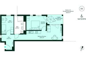 Barrierefreies Wohnen mit Loggia und Gartenanteil – Roermonder Straße 76, 52072 Ponttor, Aachen – Vorschaubild 9