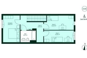 Maisonettewohnung mit Balkon und zwei Bädern – Lilli-Marx-Straße 2, 40597 Benrath, Düsseldorf – Vorschaubild 13