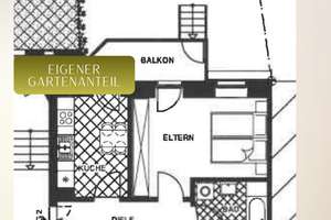 ++ EIGENER Gartenanteil // Balkon // 3 Zimmer // Parkettboden ++ – Die vollständige Adresse der Immobilie erhältst du vom Anbieter., 1477 Lindenau, Leipzig – Vorschaubild 3