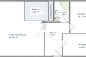 Attraktive 3-Raumwohnung mit Aufzug & Balkon – Wohnen mit Weitblick in Chemnitz-Helbersdorf – Wenzel-Verner-Straße 27, 9120 Helbersdorf, Chemnitz – Vorschaubild 11