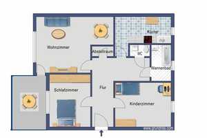 sanierte Wohnung mit großem Balkon und Parkplatzoption frei! – Dodeshausweg 55, 49088 Osnabrück – Vorschaubild 2