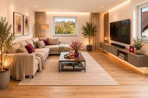 Exklusives, helle 4,5-Zimmer-Penthouse mit Traumterrasse und Panoramablick, 2 Bädern und Stellplatz – Die vollständige Adresse der Immobilie erhältst du vom Anbieter., 76316 Malsch – Vorschaubild 2