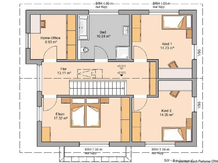Grundriss Dachgeschoss