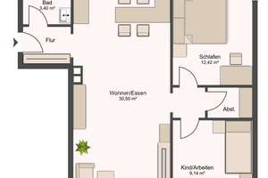 3-Zimmer-Wohnung in Parkstadt Bogenhausen – direkt an U-Bahn Station – Die vollständige Adresse der Immobilie erhältst du vom Anbieter., 81677 Parkstadt, München – Vorschaubild 11