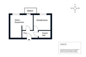 2-Zimmer-Wohnung mit Balkon – nur 450 m zur Leibniz Universität – Die vollständige Adresse der Immobilie erhältst du vom Anbieter., 30159 Mitte (Ortsteil), Hannover – Vorschaubild 9