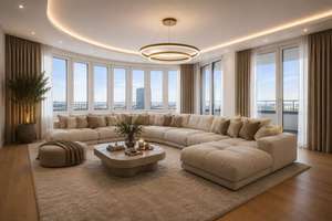 3-Zimmer-Rarität im „BROOKS ON EAST“ Tower inklusive EBK! Provisionsfrei für den Käufer