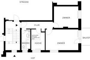 2-Zimmer-Wohnung mit Balkon in grüner Umgebung // 3.OG rechts – Herrenwiese 38, 38440 Wolfsburg – Vorschaubild 4