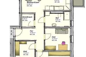 Erstbezug – energieeffiziente Wohnung mit Südost-Balkon – Johannes-Göderitz-Straße 81-82, 39130 Neu Olvenstedt, Magdeburg – Vorschaubild 7
