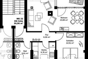Charmante 2-Raum-Wohnung mit sonniger Dachloggia im Leipziger Süden!! – Bornaische Straße 202, 4279 Dölitz-Dösen, Leipzig – Vorschaubild 11