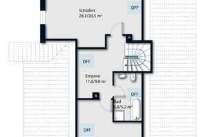 HELLE 4- ZIMMER MAISONETTEWOHNUNG MIT GARTEN & BALKON IN ZUSMARSHAUSEN – Die vollständige Adresse der Immobilie erhältst du vom Anbieter., 86441 Zusmarshausen – Vorschaubild 3