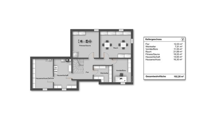 Grundriss Kellergeschoss