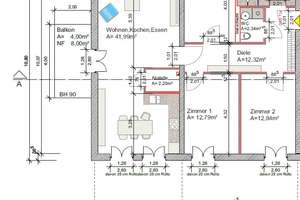 Erstbezug * 4-Zimmerwohnung mit Balkon im KfW-55-Effizienzhaus – Die vollständige Adresse der Immobilie erhältst du vom Anbieter., 99090 Alach, Erfurt – Vorschaubild 5