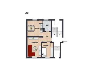 Erdgeschosswohnung mit Dusche // EG links – Stormhof 12, 38440 Stadtmitte (Ortsteil), Wolfsburg – Vorschaubild 4
