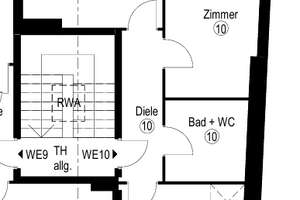 Modernisierte  2-Zimmer-Wohnung mit separater Küche – Trierer Straße 184, 52078 Forst, Aachen – Vorschaubild 11