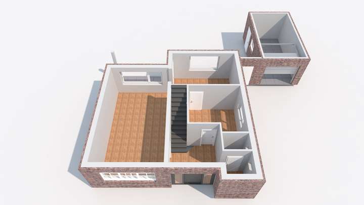 Grundriss Erdgeschoss Isometri