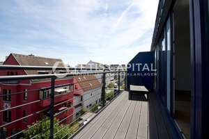 SELTENE 4-ZIMMER PENTHOUSE MAISONETTE MIT AUFZUG + TIEFGARAGE + TAGESLICHTBAD & TAGESLICHT GÄSTE-WC