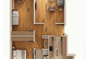 Familienwohnung mit Blick zur Rummelsburger Bucht - TG - Balkon - 3 Zimmer - vermietet – Hauptstraße 6s, 10317 Rummelsburg, Berlin – Vorschaubild 8