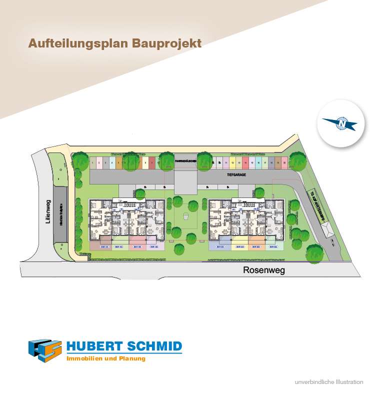 Aufteilungsplan