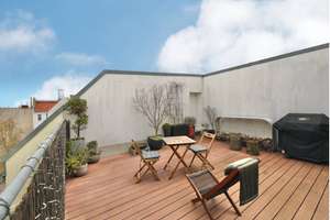 LOFT-STYLE PENTHOUSE MIT AUFZUG - STILVOLLE EINBAUKÜCHE & EINBAUTEN - SONNIGE TERRASSE & KAMIN – Oldenburger Str. 2 cc, 10551 Moabit, Berlin – Vorschaubild 23